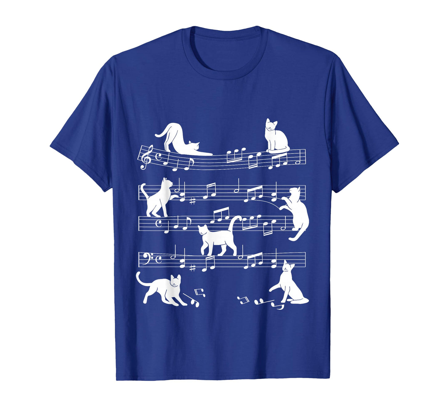 Cat Music Pet Cat Design T-Shirt for Men Women Girls Kids