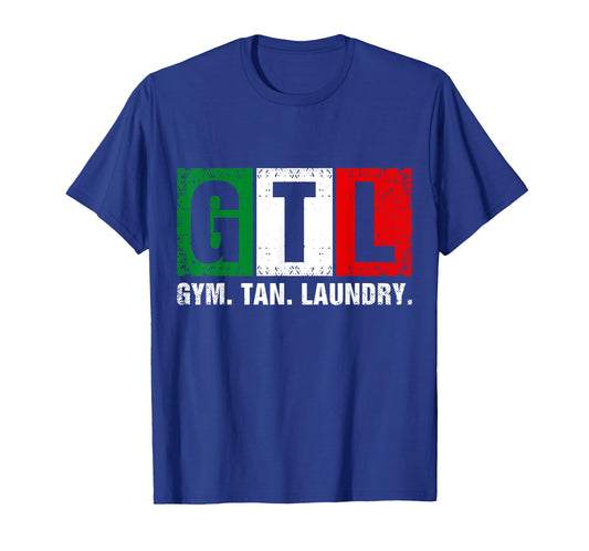GTL Gym Tan Laundry Italian Flag T-Shirt