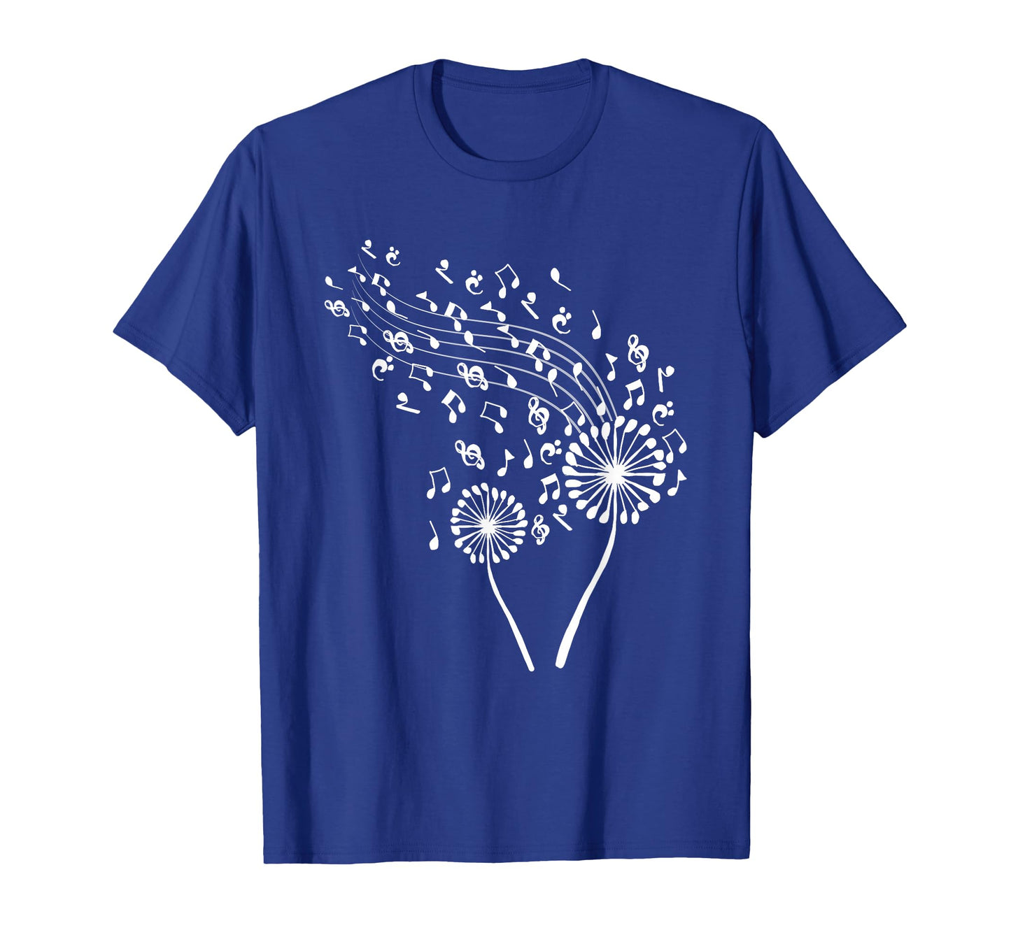 Music Note Dandelion Music Lover Men Women Musical Teacher T-Shirt