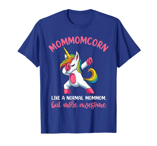 Mommomcorn Mommom Unicorn Shirts, Unicorn Birthday T-Shirt