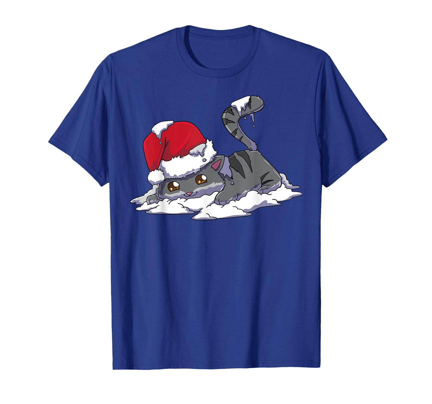 Christmas Anime Kawaii Neko Cat T-Shirt