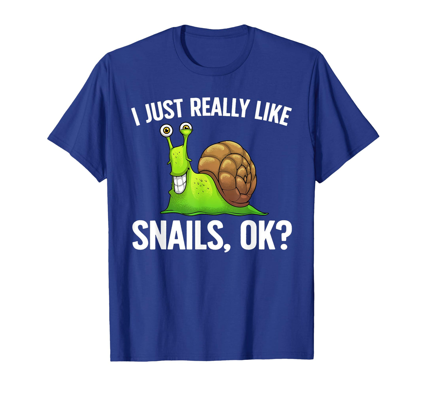 Cute Snail Design For Men Women Kids Gastropod Snail Lovers T-Shirt