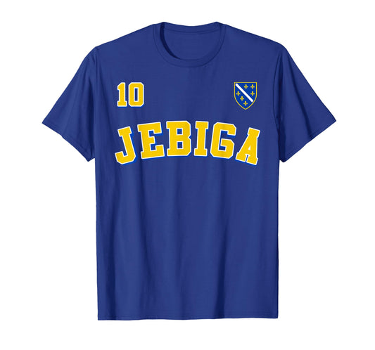 JEBIGA Bosnian Flag Pride of Bosnia and Herzegovina Funny T-Shirt