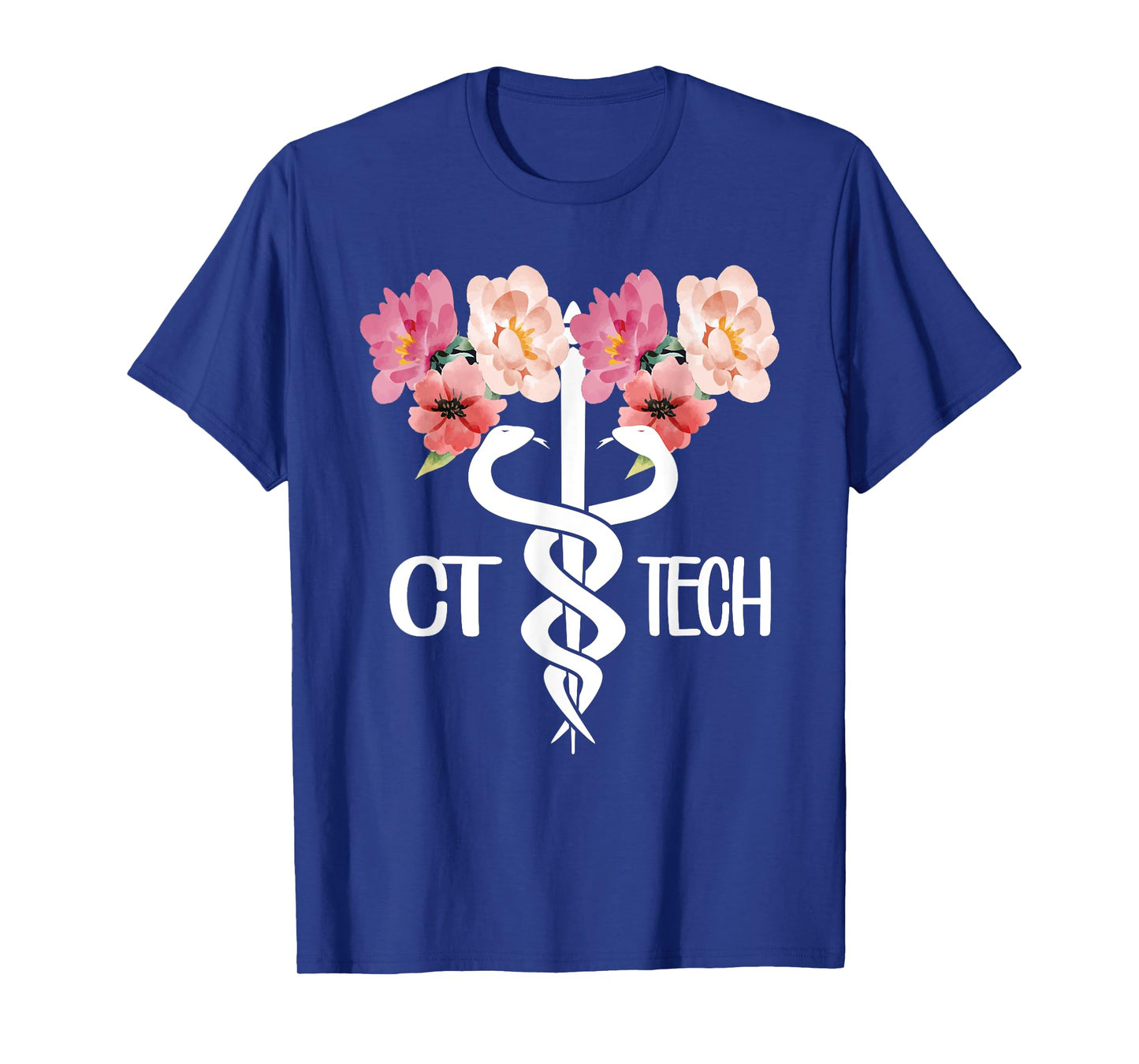CT Tech Caduceus Computed Tomography Tech T-Shirt