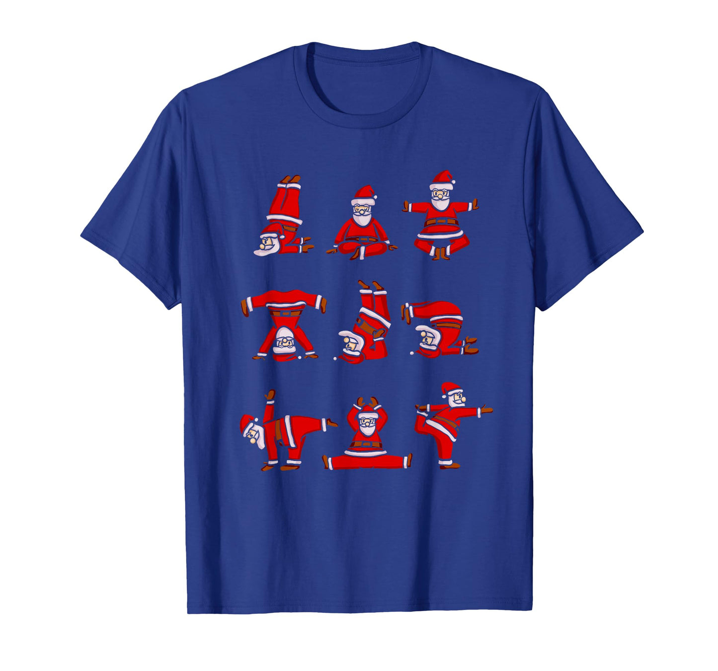 Yoga Santa Women Men Kids Funny Christmas T-Shirt