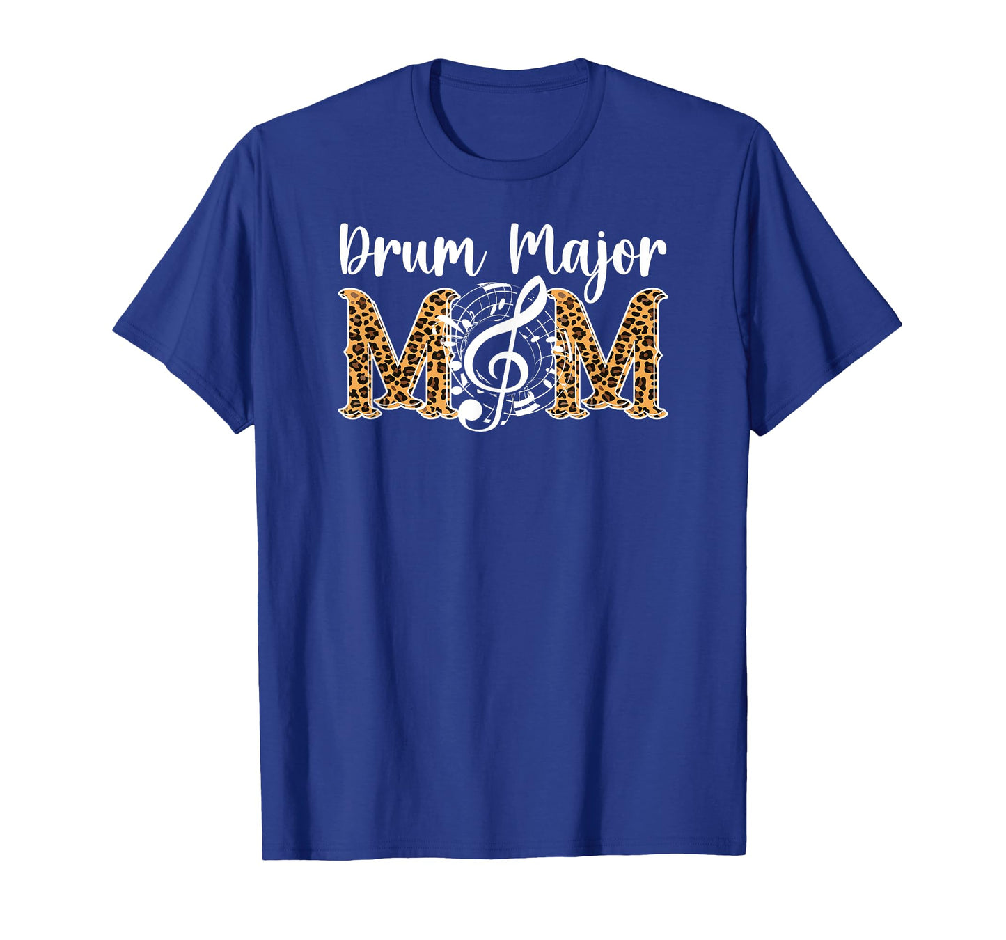 Drum Major Mom Leopard Mom Of A Drum Major Mother T-Shirt