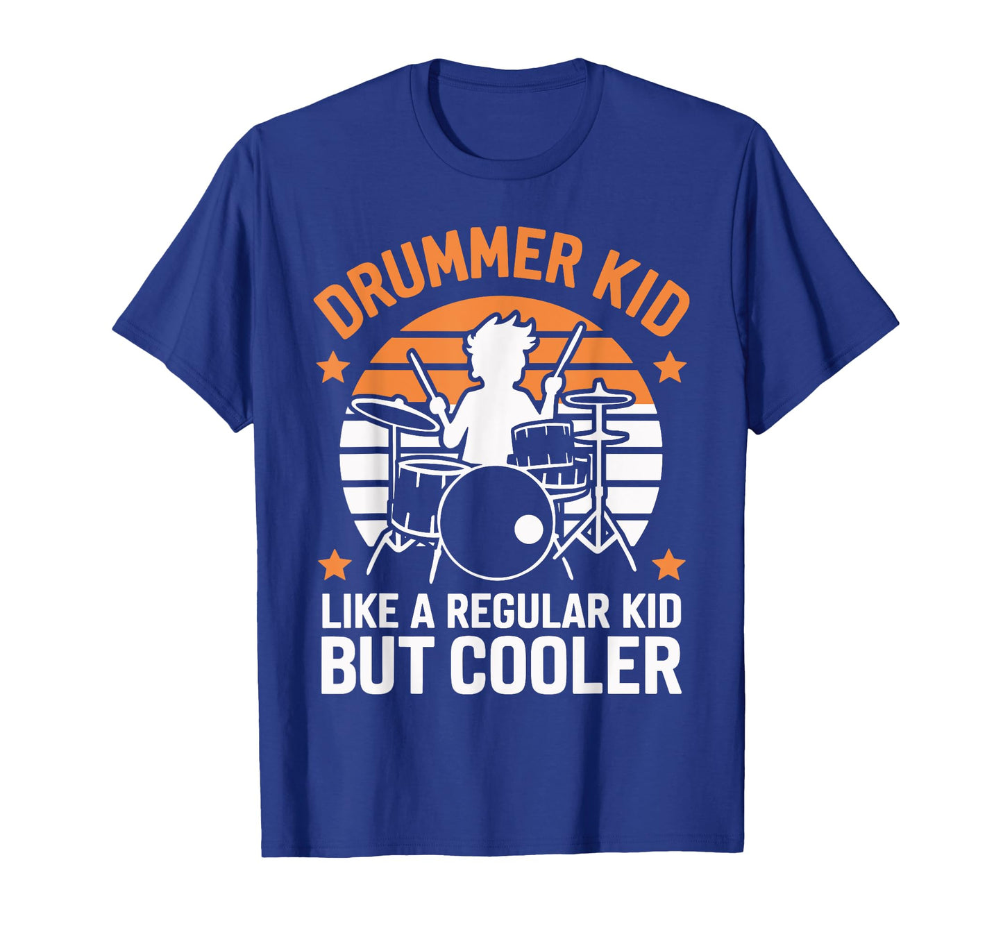 Drummer Kid Like a Regular Kid but Cooler Funny Drummer Kid T-Shirt