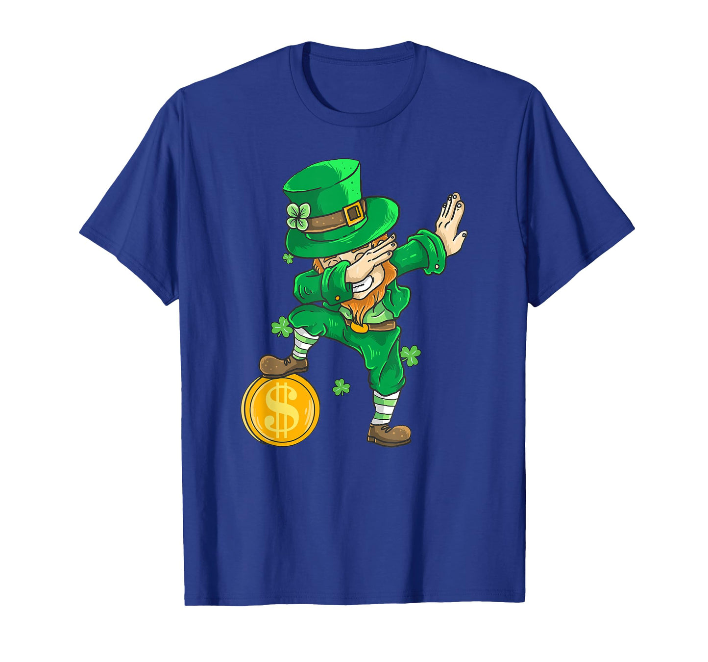 St Patricks Day Dabbing Leprechaun Kids Dab T-Shirt