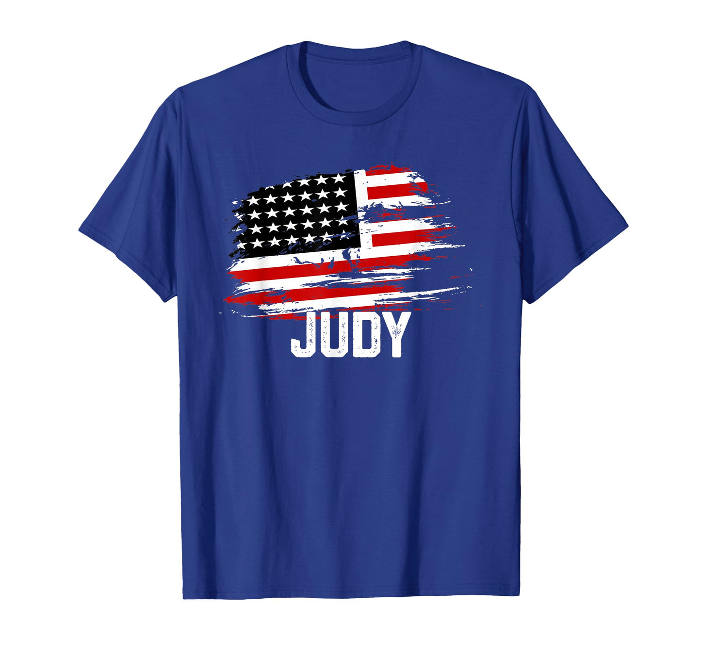 JUDY USA Flag T-Shirt Personalized 4th of July JUDY T-Shirt