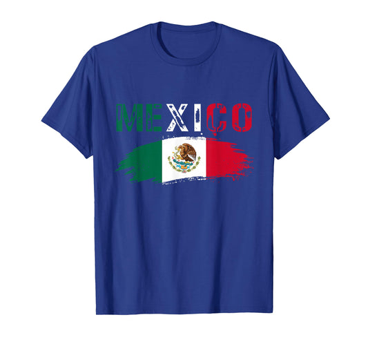 Mexico Distressed Mexican Flag T-Shirt