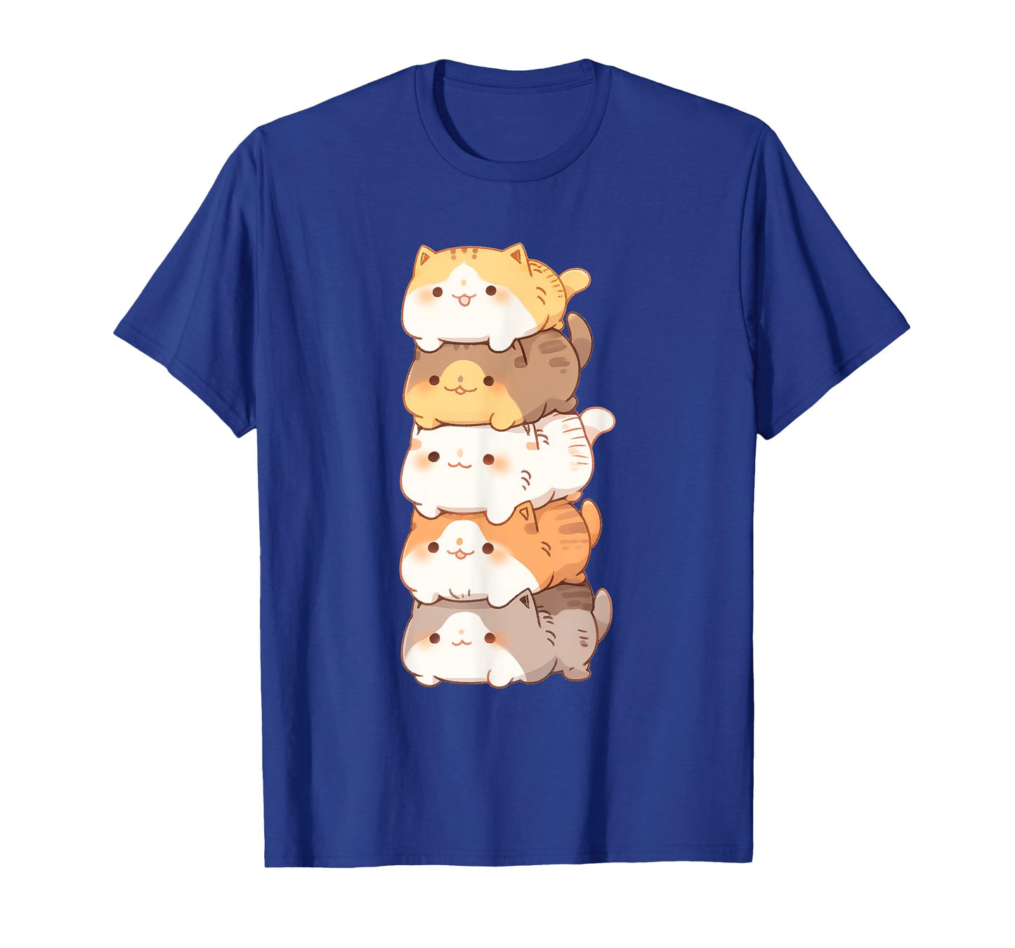 Adorable Stack of Cats for Cat Lovers T-Shirt for Men Women Kids