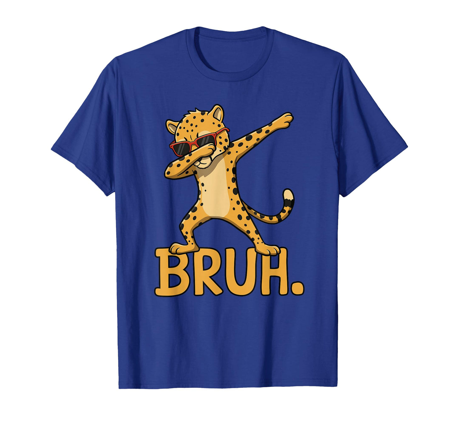 Sunglasses Cheetah Lover Dabbing Cheetah Bruh Wild Animal T-Shirt