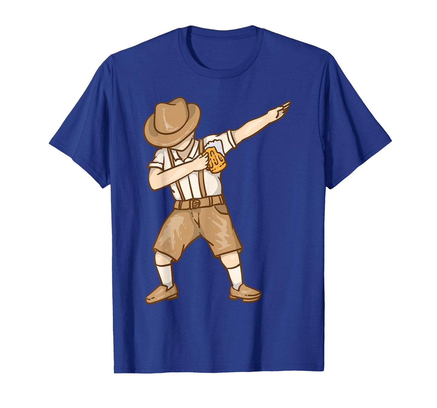 Cool Dabbing German Man with Beer Mug Shirt Oktoberfest Gift T-Shirt