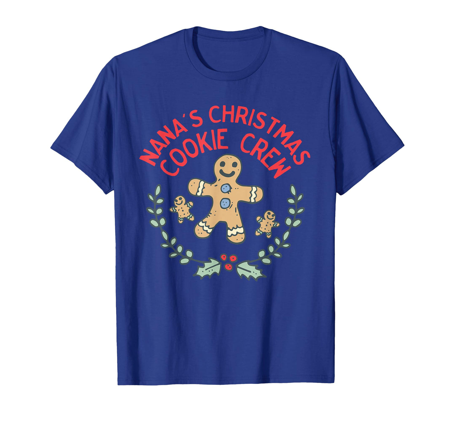Cute Nana's Christmas Cookie Crew for Grandchildred Kids T-Shirt