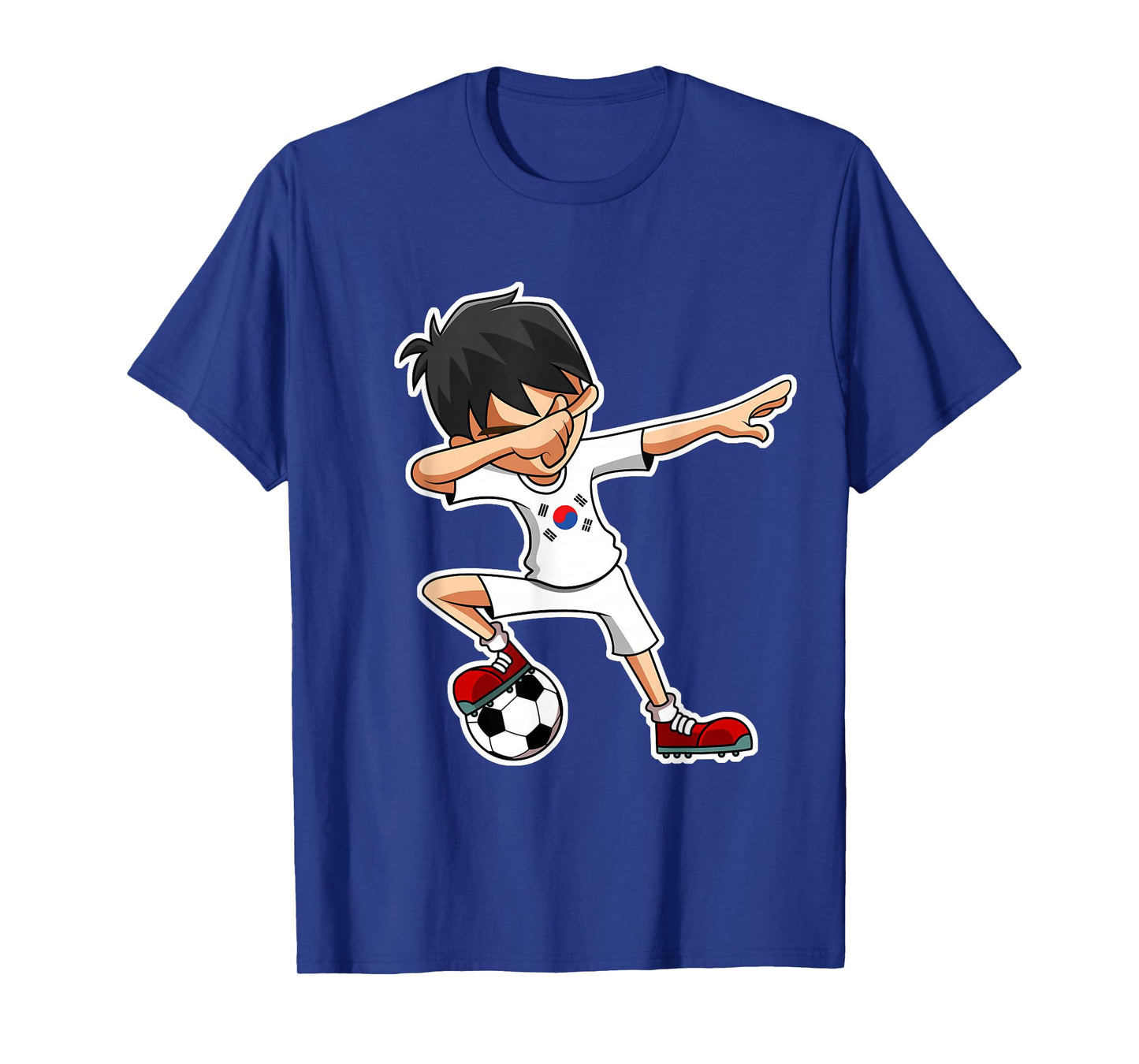 Dabbing Soccer Boy South Korea Jersey, Korean Kids Gifts T-Shirt