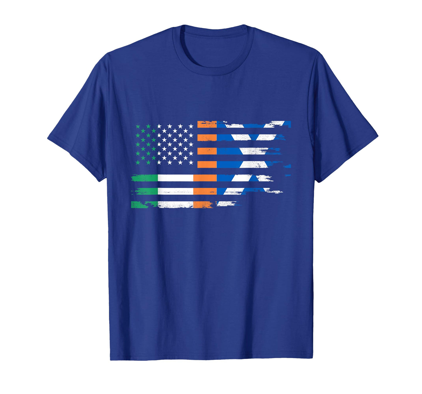 Irish Scottish American Flag of Scotland Ireland Heritage T-Shirt