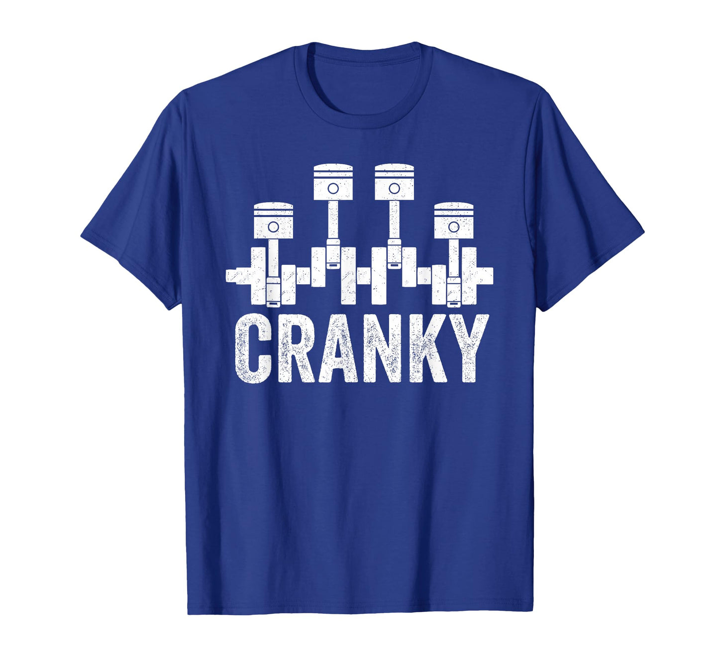 Cranky Car Engine Crankshaft Cars Lover Mechanics Father Day T-Shirt