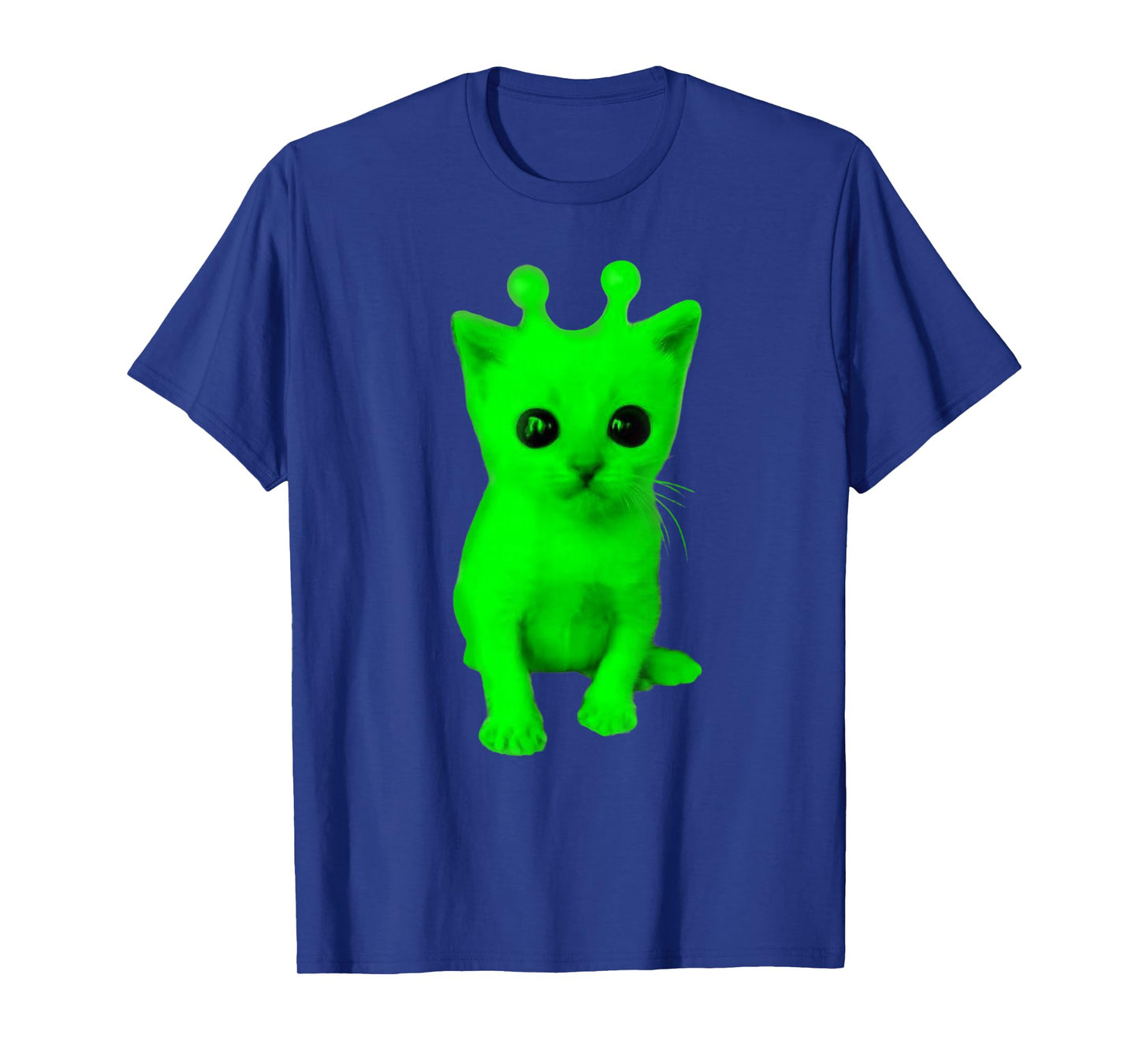 Funny Alien Cat Meme Graphic T-Shirt