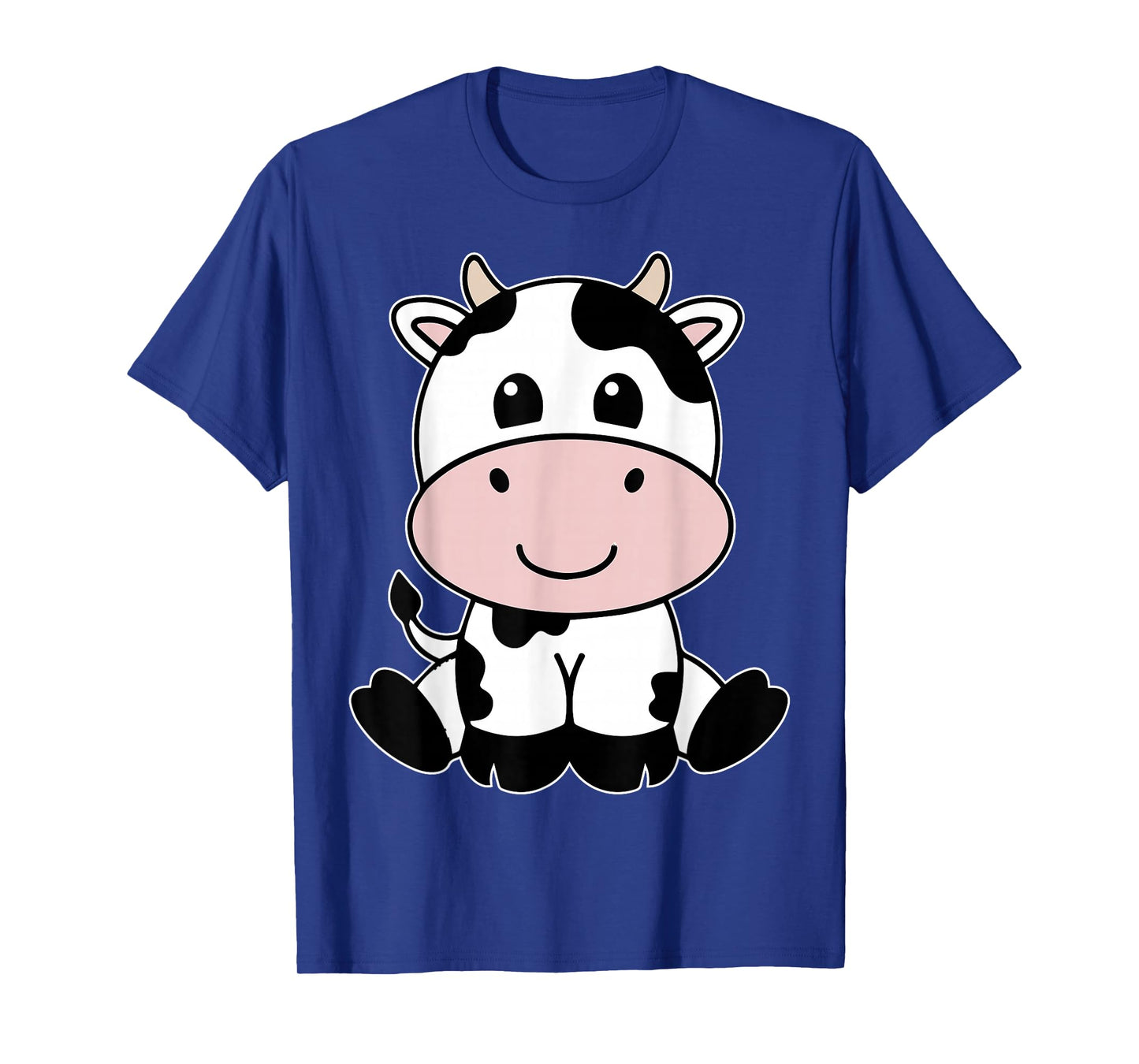 Cute Kawaii Cow Print Black and White Cow Animal T-Shirt