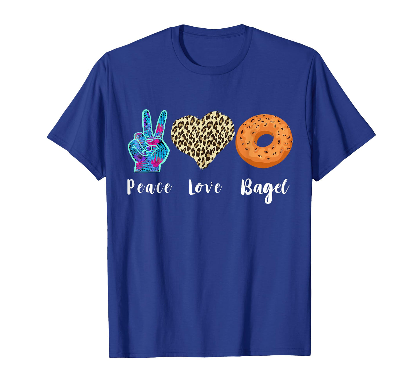 Bagel Love Peace Bagels Baker Dough Baking Bagel Lover T-Shirt