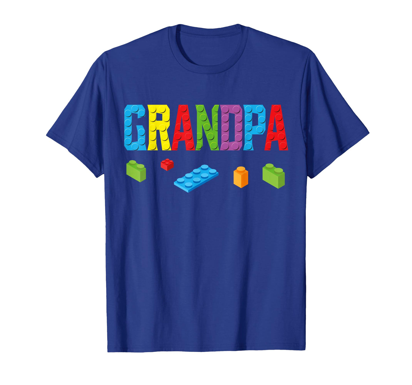 Grandpa Master Builder Building Bricks Blocks Family Set T-Shirt