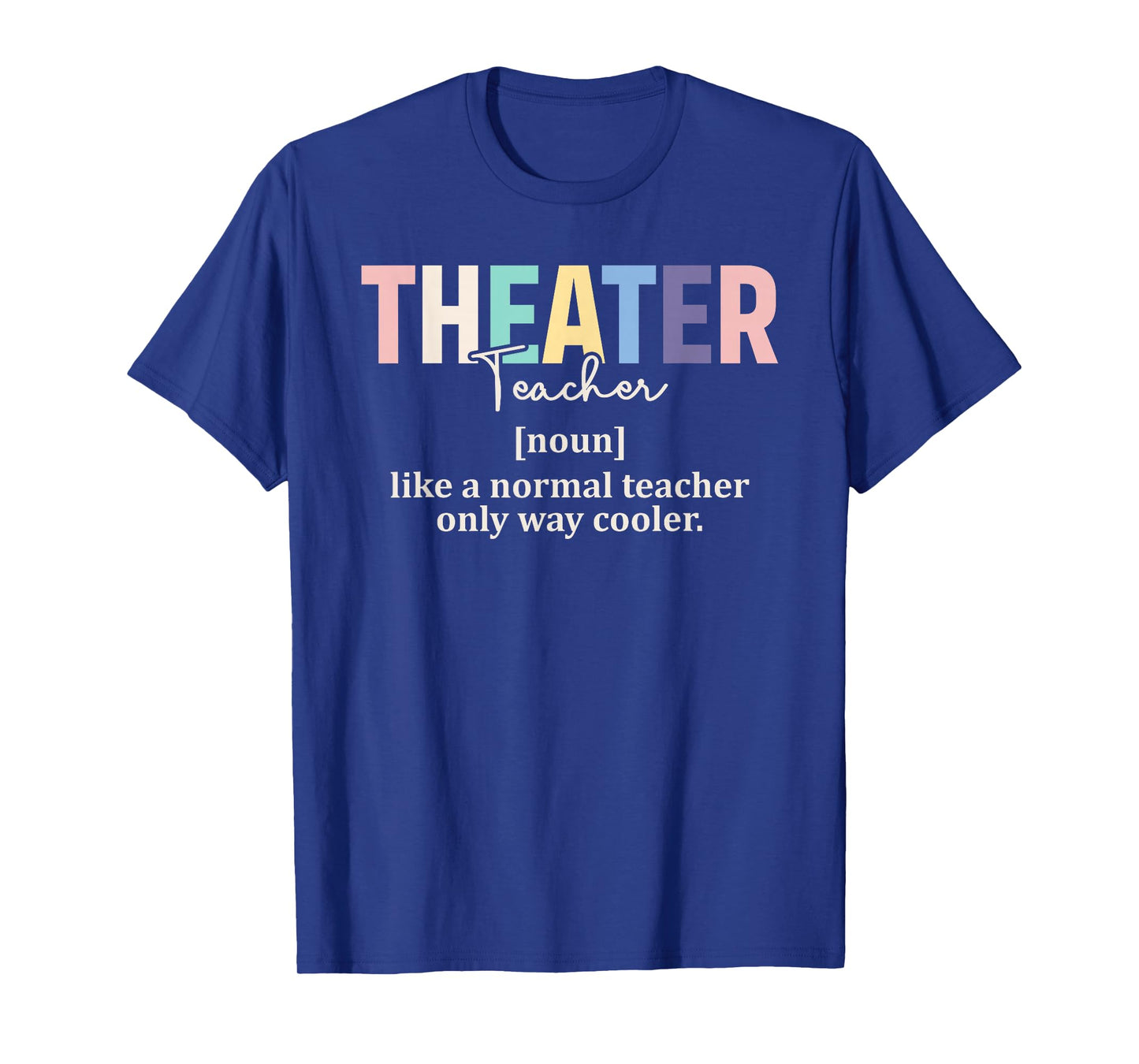 Funny Theater Teacher Definition Retro Shirt Back To School T-Shirt