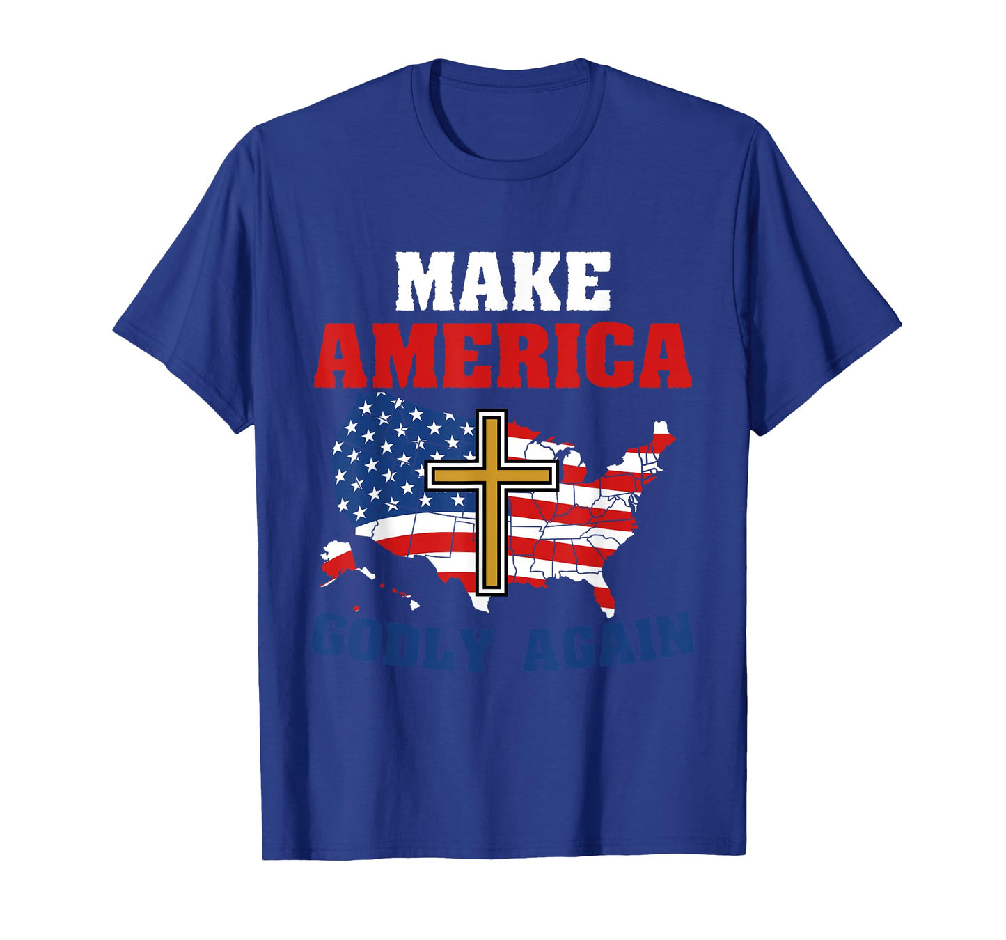 Make america godly again / christian Jesus faith bible, USA T-Shirt