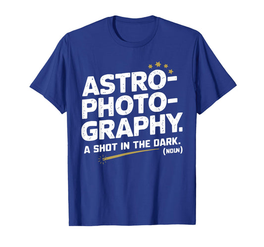Astrophotography Camera Astronomical Night Sky Photographer T-Shirt