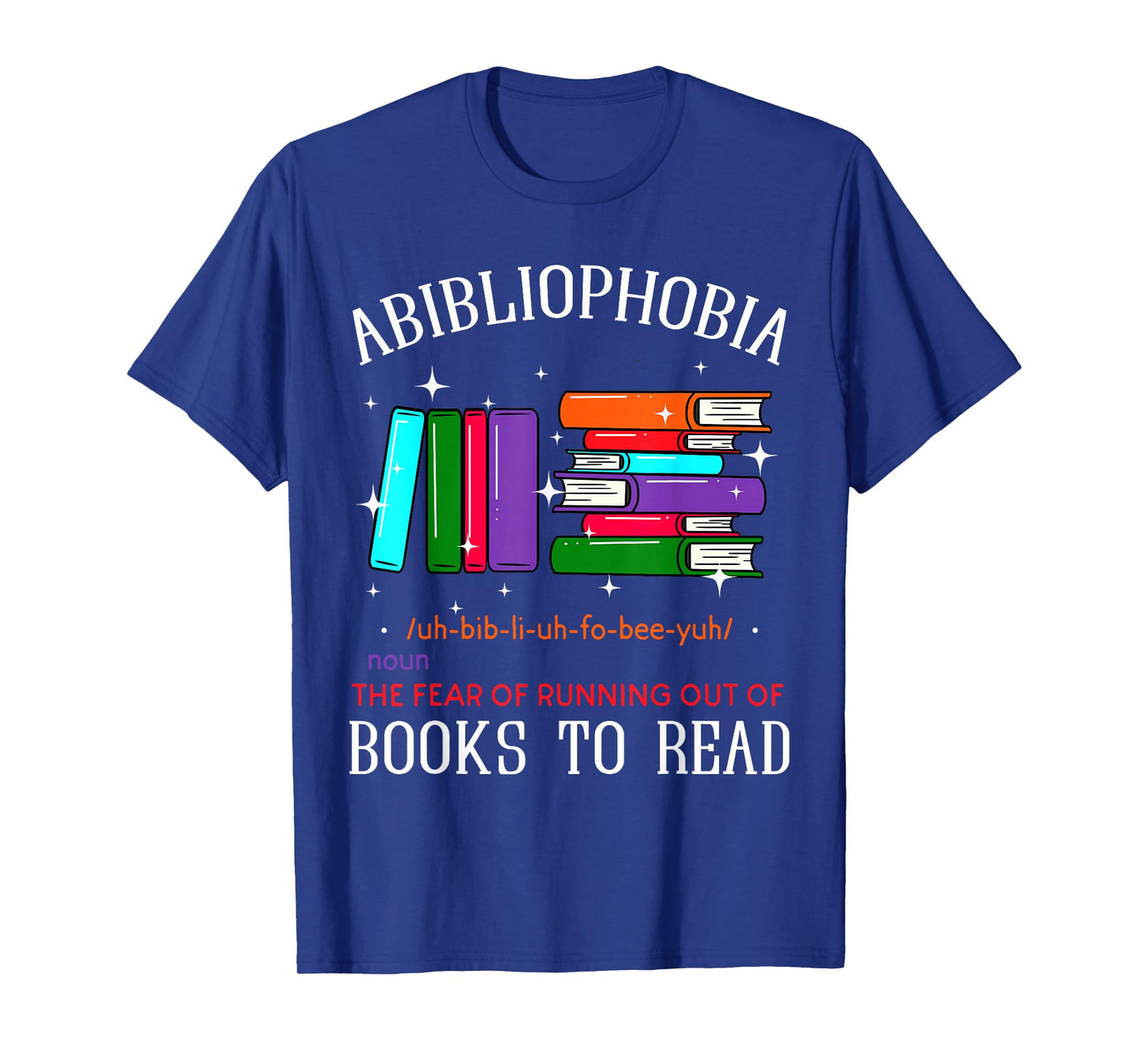 Abibliophobia Bibliophilia Abibliophobia Bibliophilia Anxiety T-Shirt