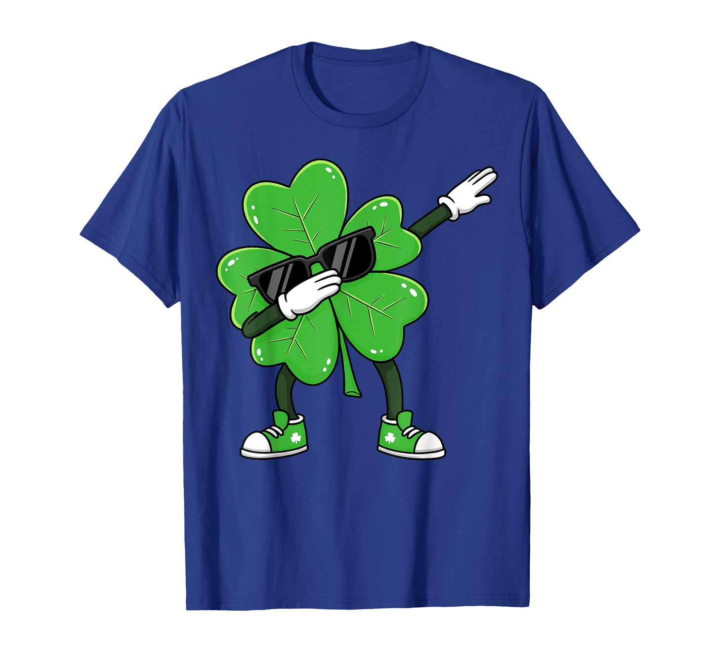 Dabbing Shamrock St Patricks Day Funny Boys Girls Kids Dab T-Shirt