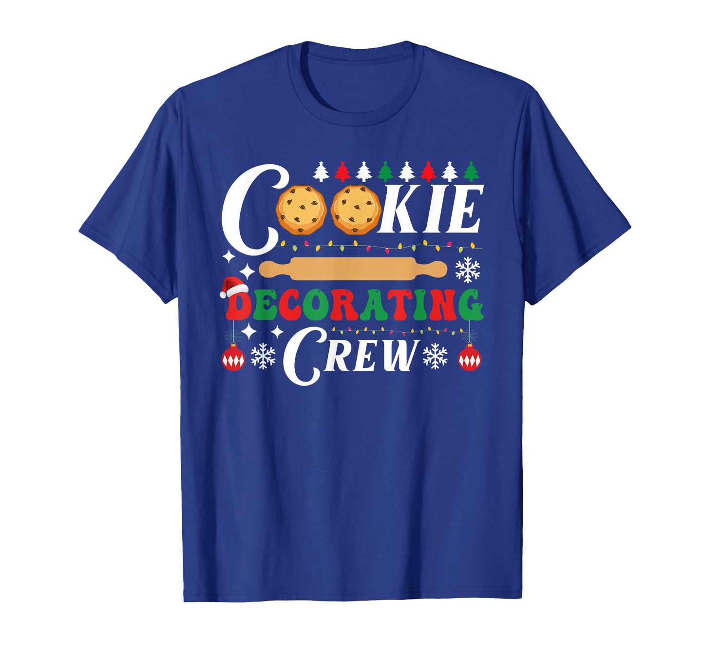 Cookie Decorating Crew Funny Christmas Baking Bakers Pajama T-Shirt