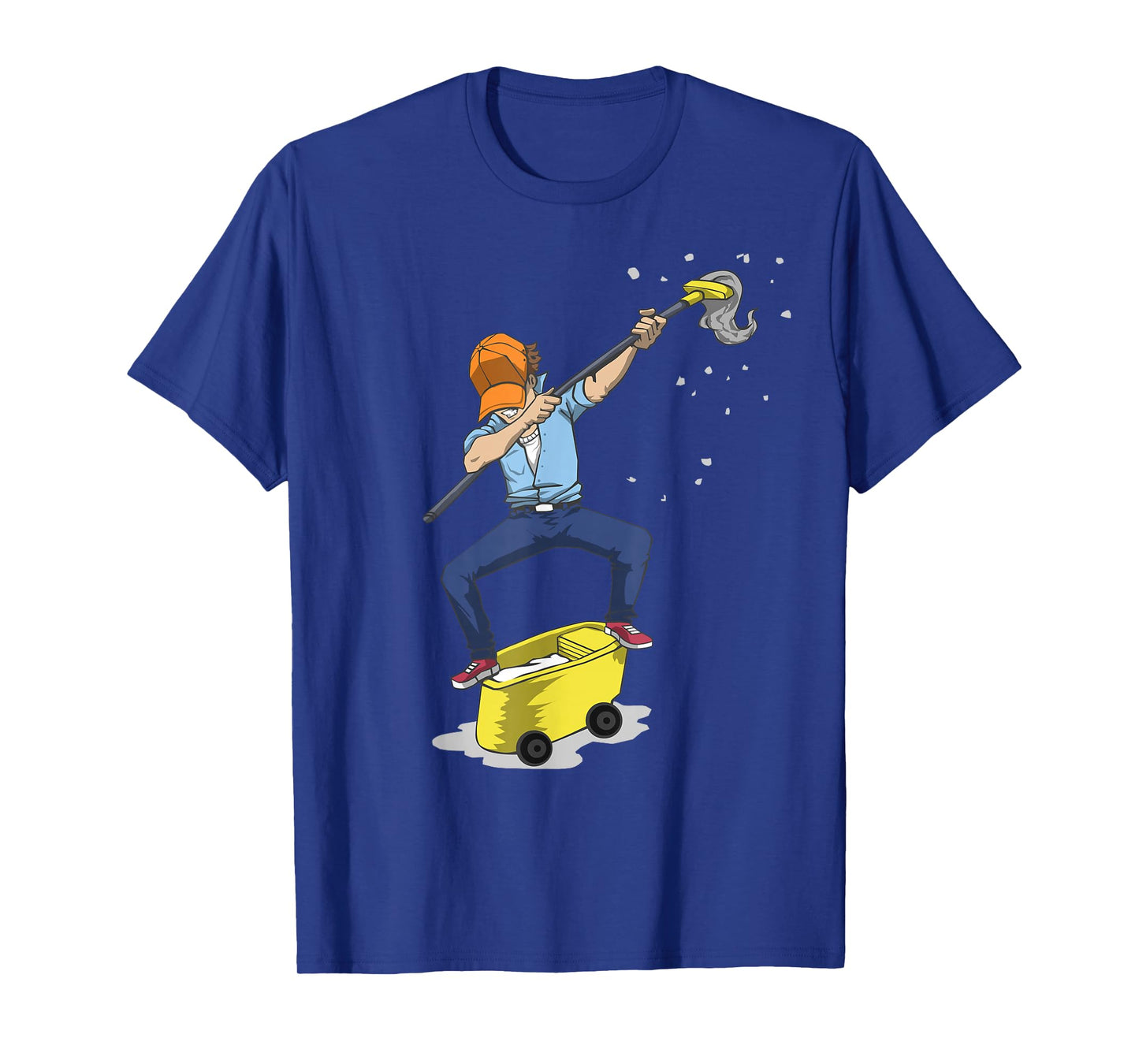 Dabbing Janitor Tshirt, Funny Dancing Gift for Custodian T-Shirt