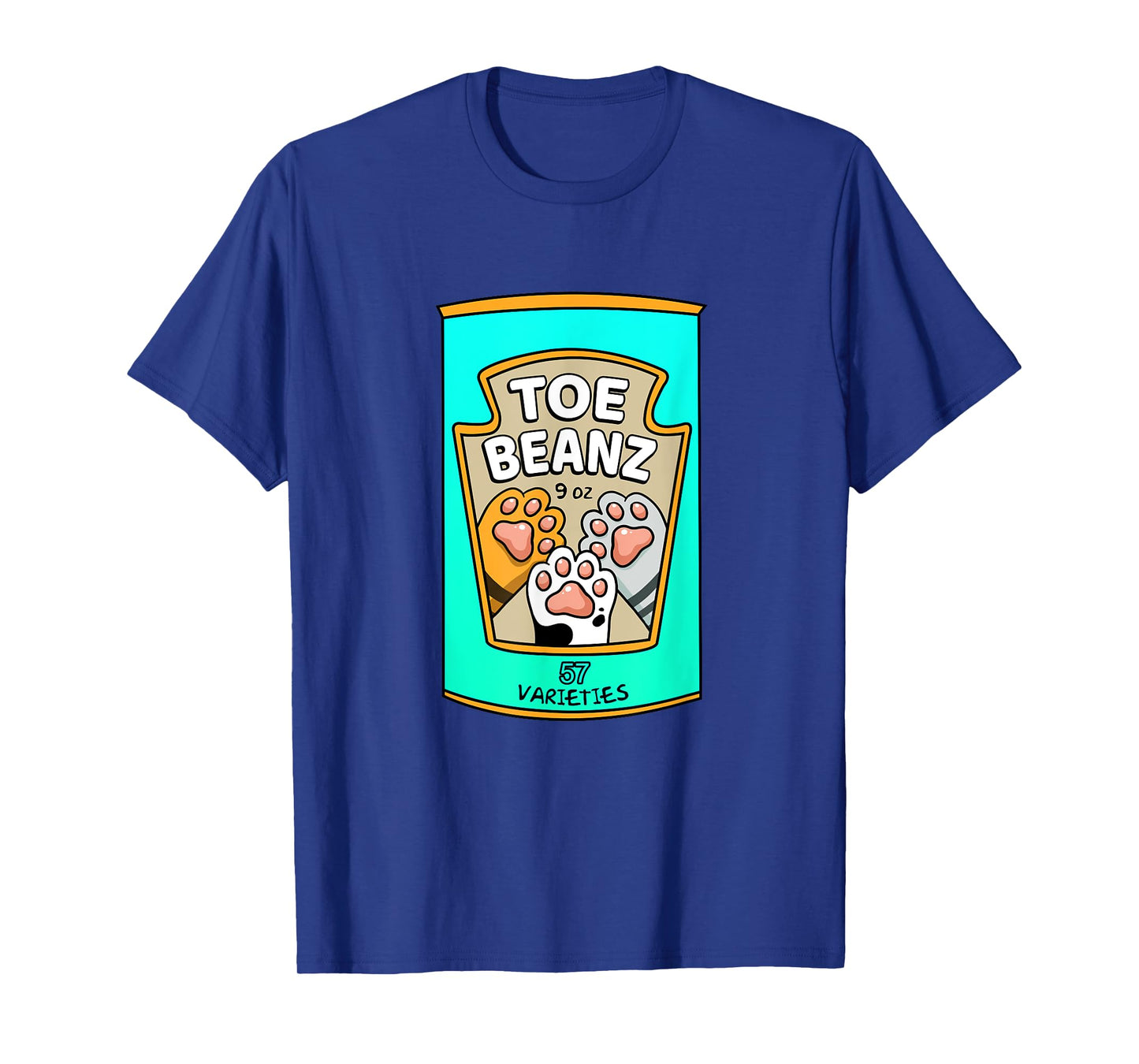 Toe Beanz! Super Cute Cat Paws Beans Funny Cat Lovers T-Shirt