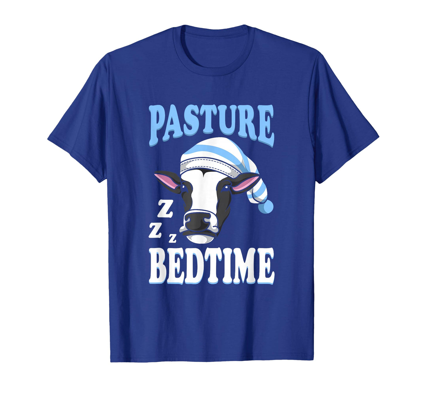 Cute Sleepy Cow Pasture Bedtime T-Shirt