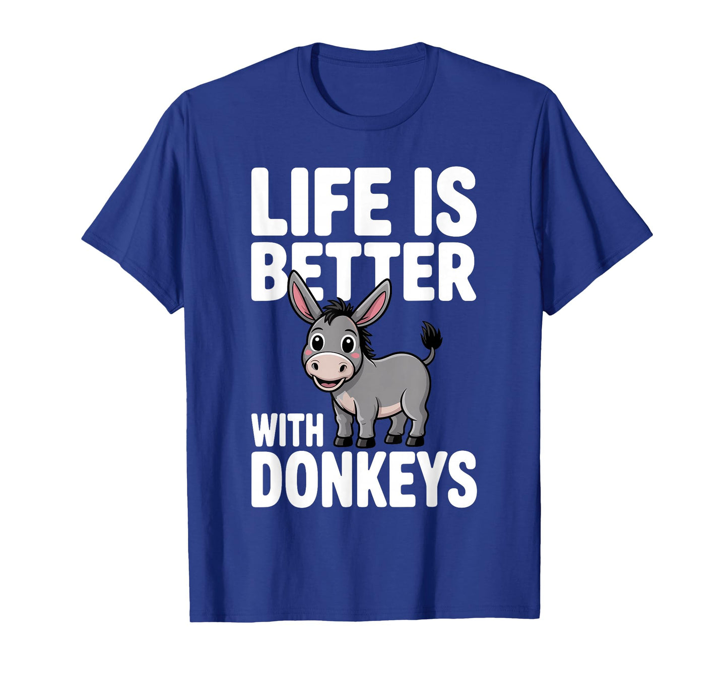 Cute Donkey Design for Men Women Pet Animal Donkey Lovers T-Shirt