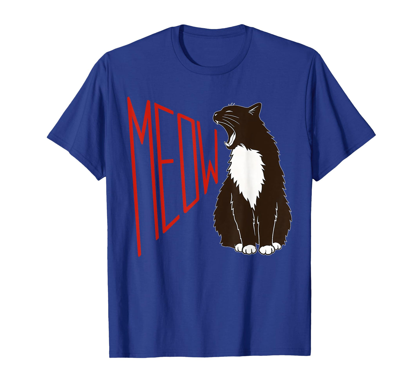 Cute Cat MEOW Animal Silhouette Cats Pet Lover Men Women Kid T-Shirt