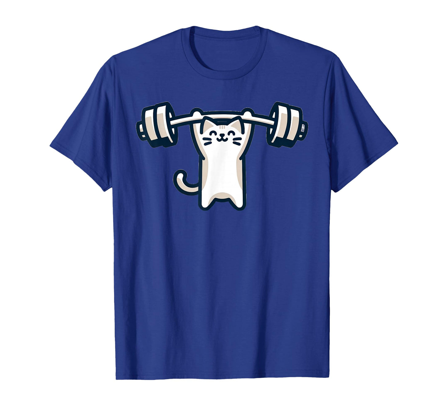 Cat Powerlifting Weightlifting Gym Workout T-Shirt