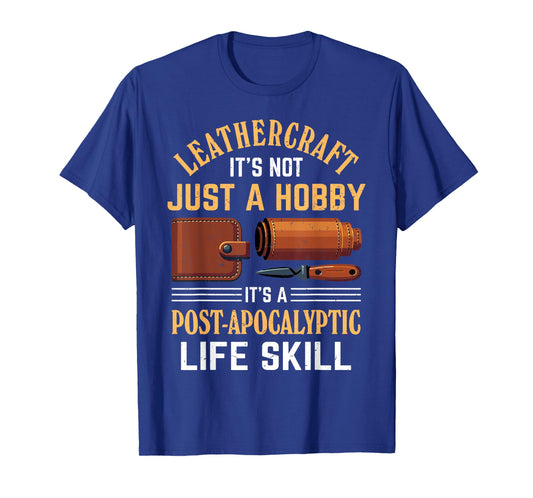 Leather Crafting Leather Workers Leather Stamping Work T-Shirt