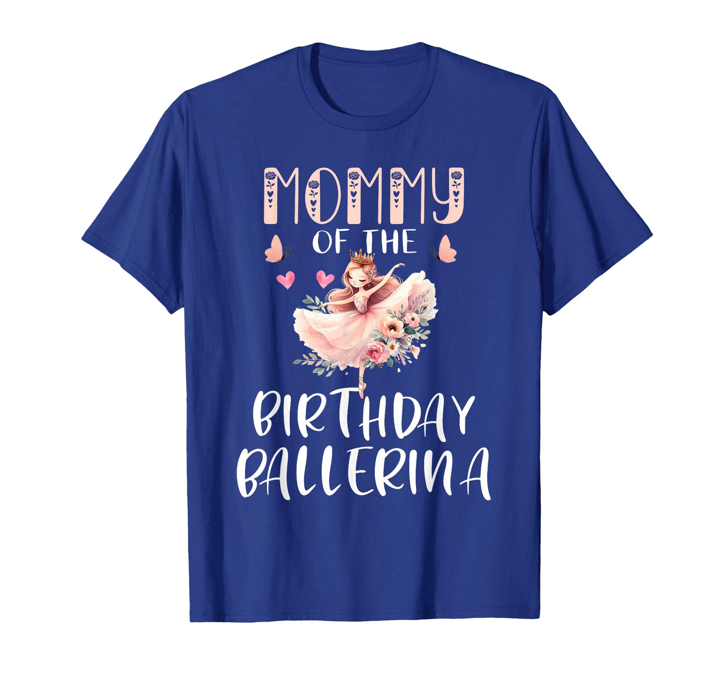 Mommy Of The Birthday Ballerina Girl Dancer T-Shirt