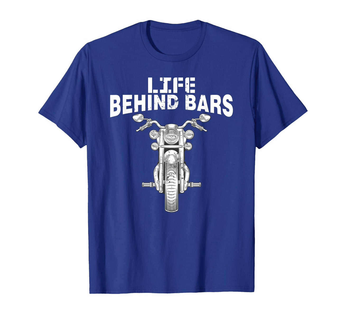 Cool Life Behind Bars Gift Motorcycle Biker Men Father's Day T-Shirt