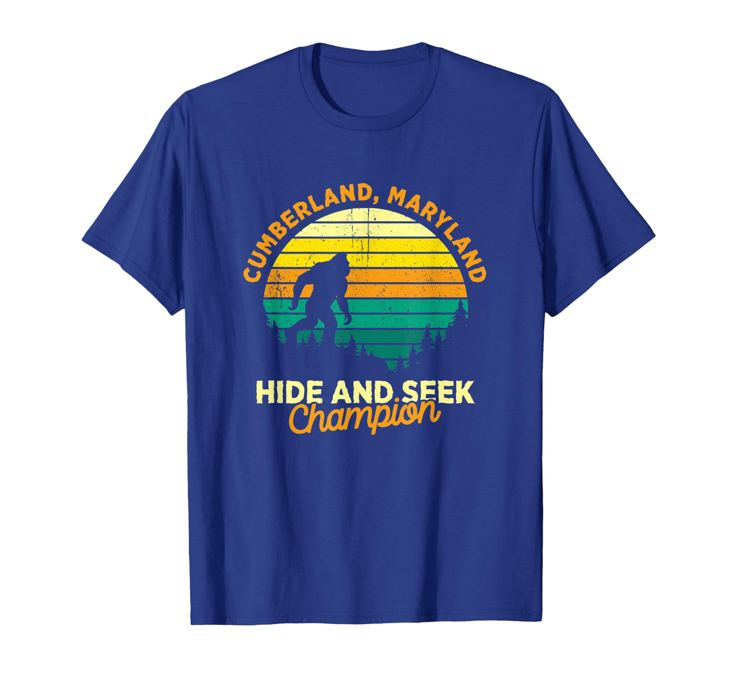Retro Cumberland, Maryland Big foot Souvenir T-Shirt