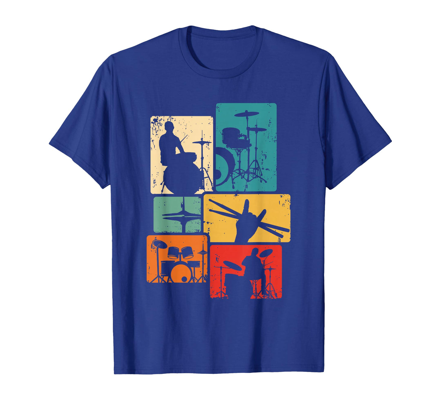 Drum Player Rock Music Drumsticks Drumming Vintage Drummer T-Shirt