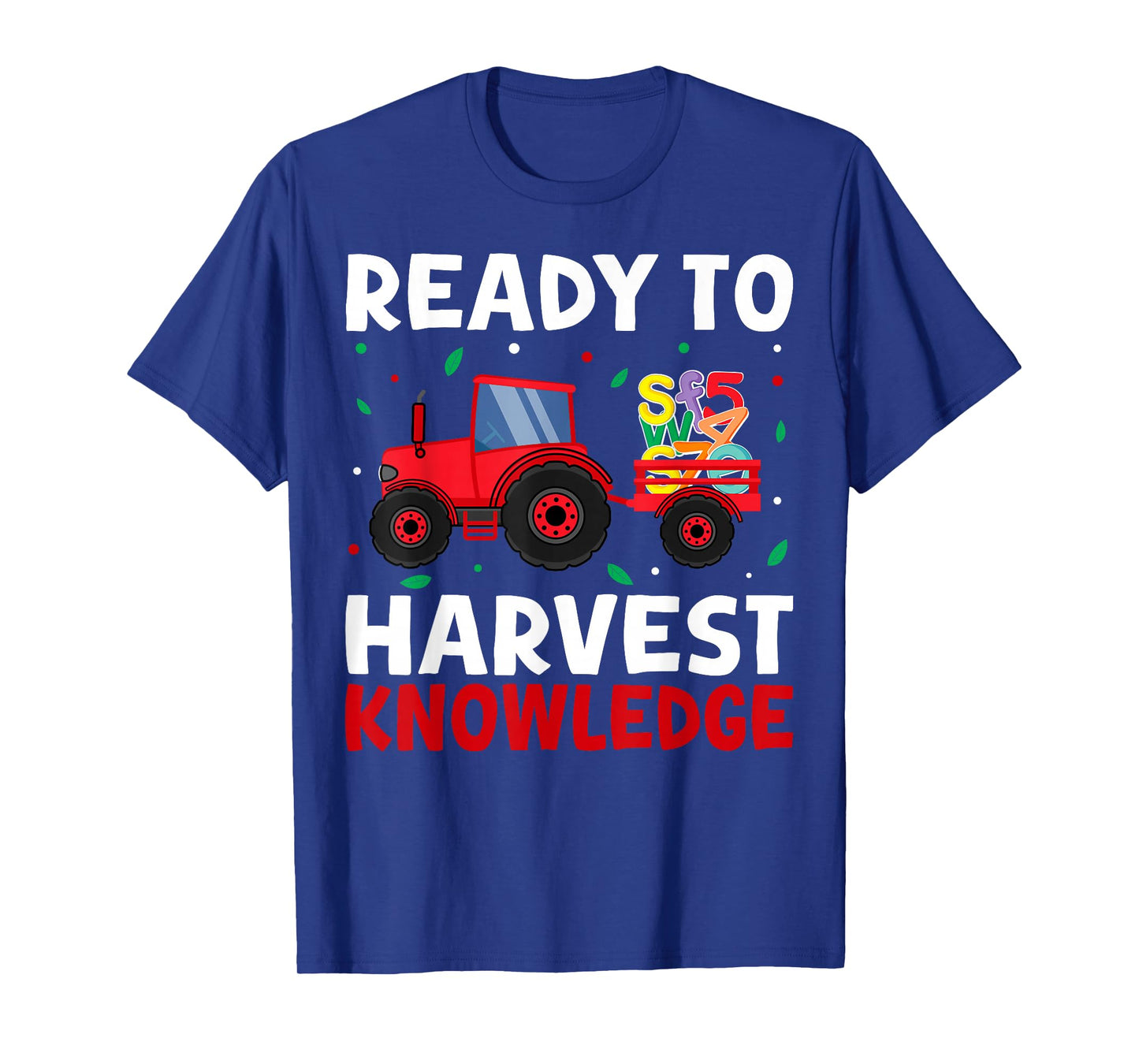 Back to School Teacher Farming Tractor Farmer Kids 100th Day T-Shirt