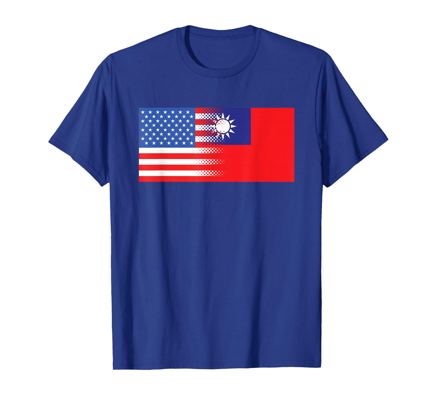 Taiwanese American Flag US Taiwan Pride Gift T-Shirt