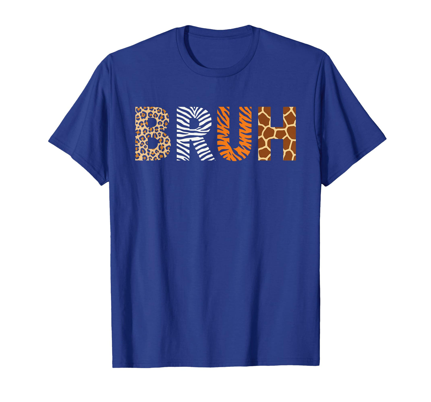 Bruh Zookeeper Safari Animal Print Costume Girls Boys Zoo T-Shirt