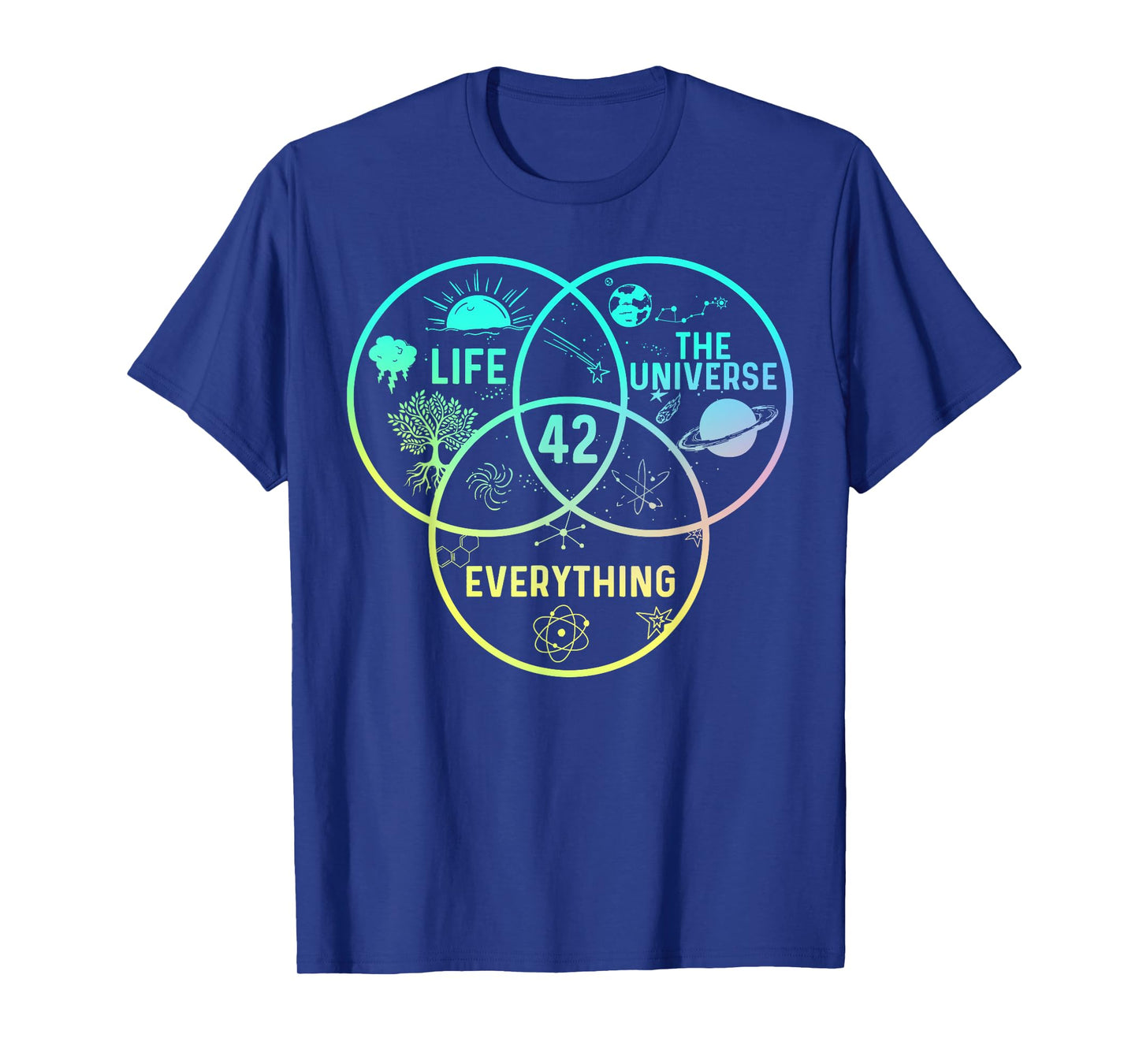 42 Answer To Life The Universe And Everything Funny Design T-Shirt
