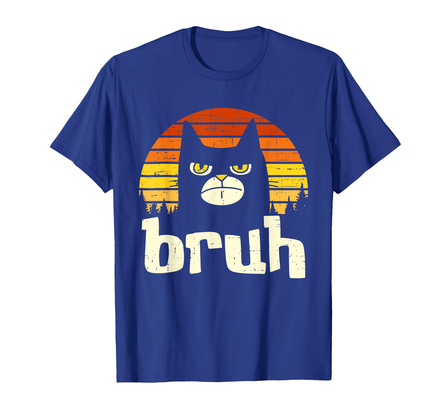Funny Cat Bruh for Teens Boys Girls Kitty Meow Meme Trendy T-Shirt