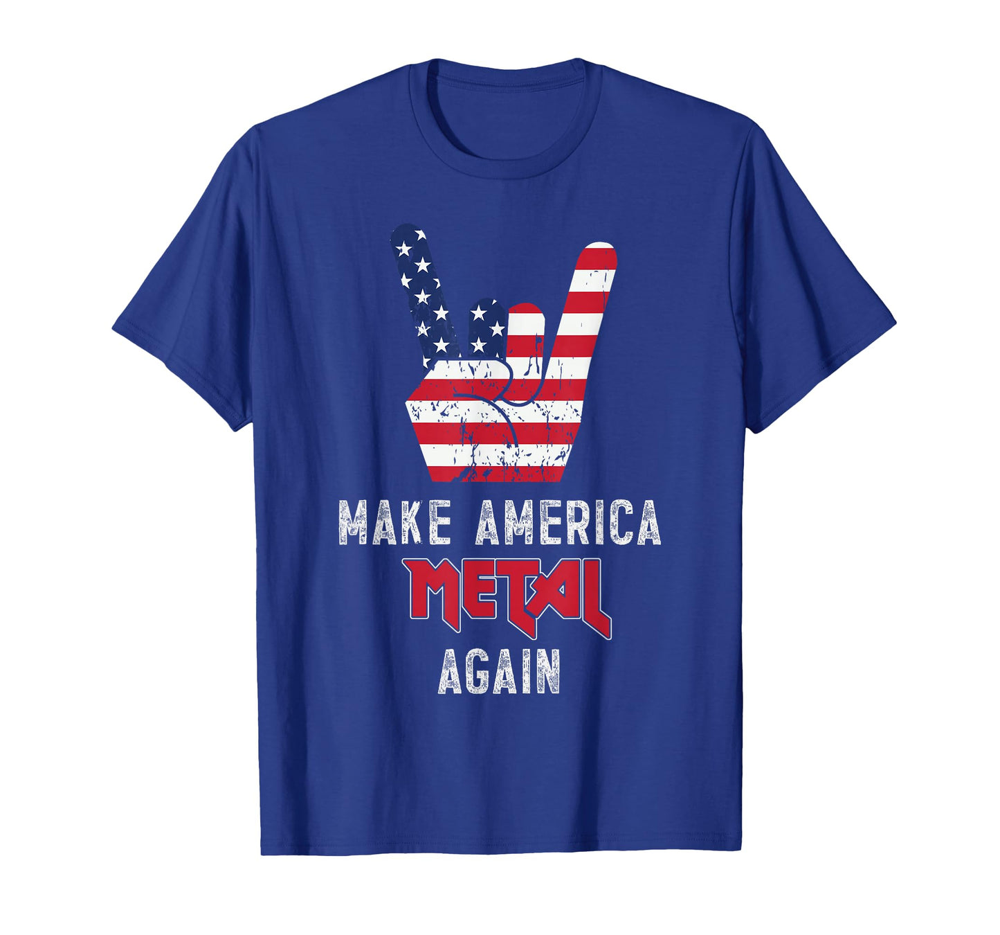 Heavy Metal Rock Music USA Make America Metal Again T-Shirt