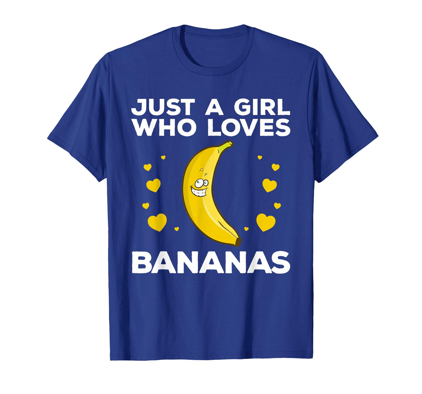 Funny Banana Design Women Girls Kids Banana Fruit Lovers T-Shirt
