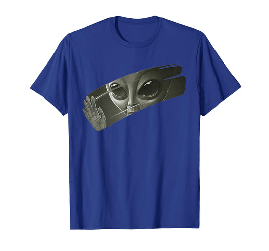 Aliens T-Shirt | Men Women Funny Graphic UFO Alien T-Shirt